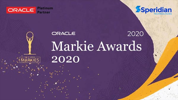 Speridian’s solution for Ameriprise wins the best Innovation in Service and Field Service project at the 2020 Oracle Markie Awards