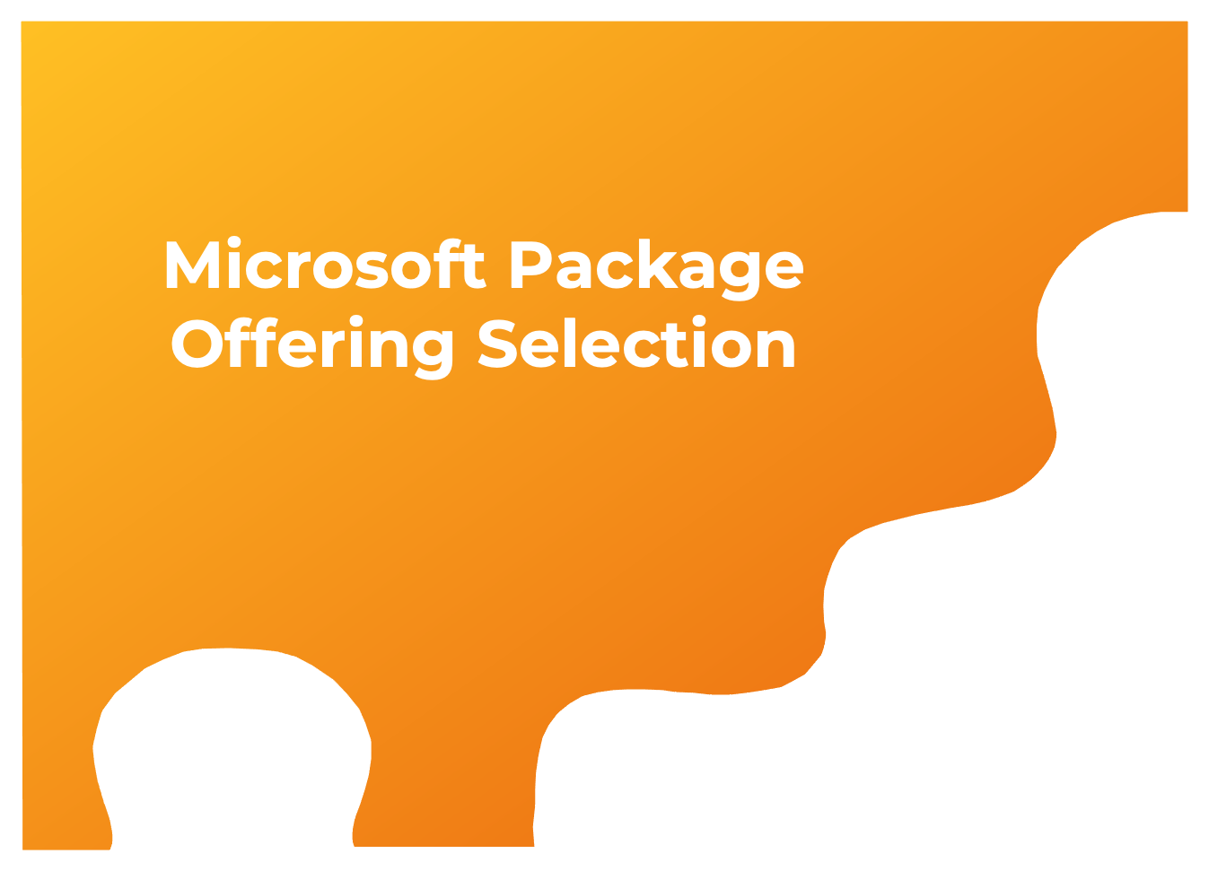 Microsoft Package Offering