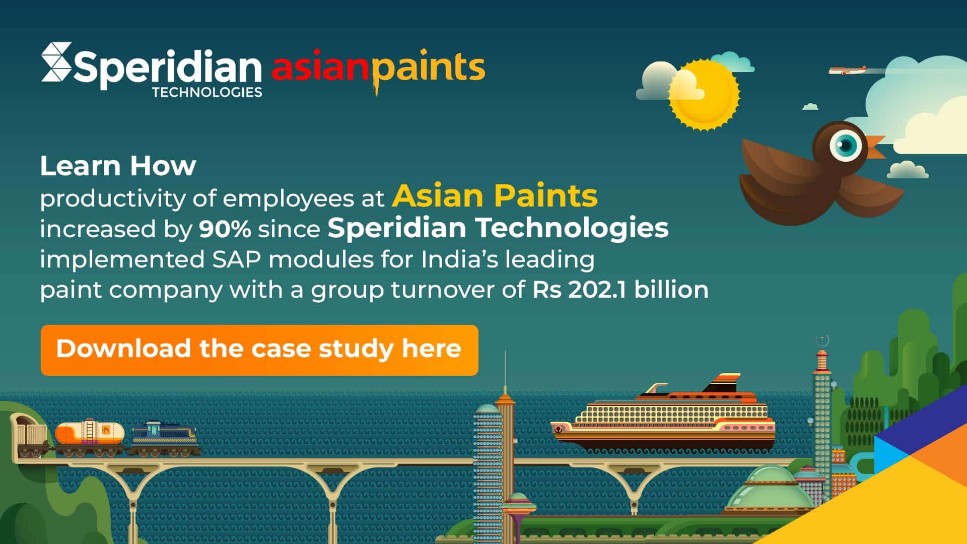 Speridian’s business intelligence solution using the SAP SuccessFactors tools helped Asian Paints reduce costs and improve business productivity.