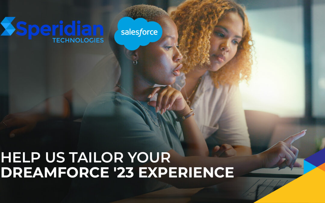 Help us tailor your Dreamforce ’23 experience